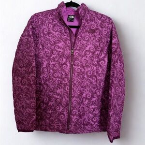 The North Face Women's Fuchsia Swirl Insulated Jacket